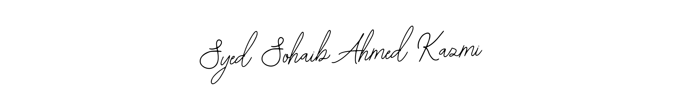 Make a beautiful signature design for name Syed Sohaib Ahmed Kazmi. With this signature (Bearetta-2O07w) style, you can create a handwritten signature for free. Syed Sohaib Ahmed Kazmi signature style 12 images and pictures png