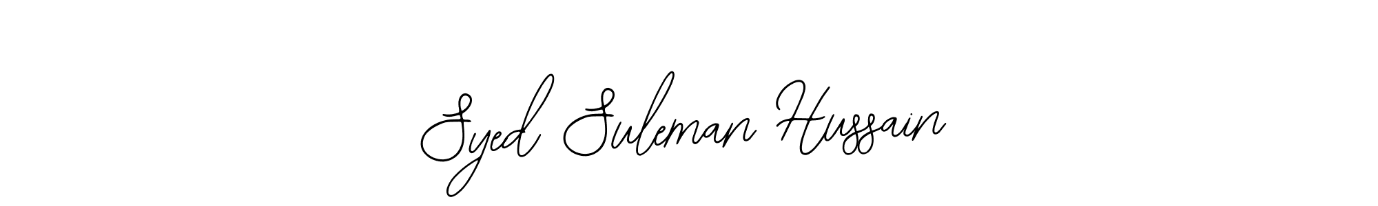 It looks lik you need a new signature style for name Syed Suleman Hussain. Design unique handwritten (Bearetta-2O07w) signature with our free signature maker in just a few clicks. Syed Suleman Hussain signature style 12 images and pictures png