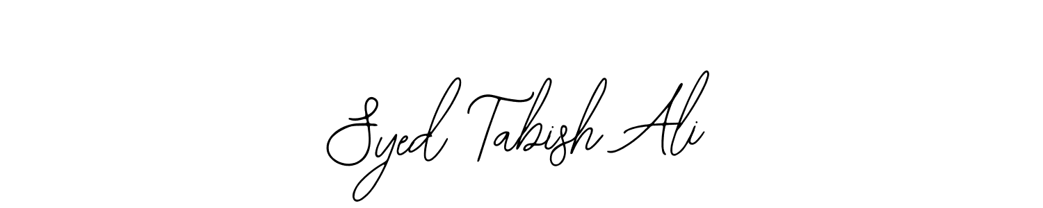 Make a beautiful signature design for name Syed Tabish Ali. With this signature (Bearetta-2O07w) style, you can create a handwritten signature for free. Syed Tabish Ali signature style 12 images and pictures png
