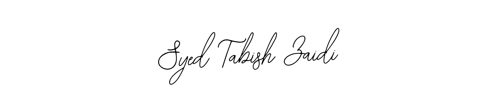 This is the best signature style for the Syed Tabish Zaidi name. Also you like these signature font (Bearetta-2O07w). Mix name signature. Syed Tabish Zaidi signature style 12 images and pictures png