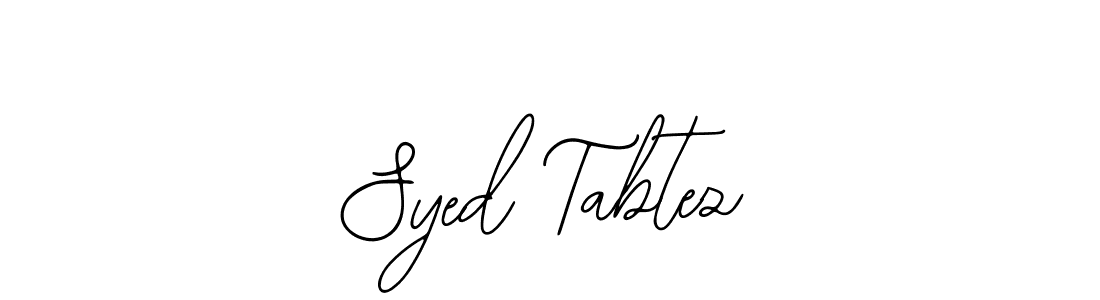 Design your own signature with our free online signature maker. With this signature software, you can create a handwritten (Bearetta-2O07w) signature for name Syed Tabtez. Syed Tabtez signature style 12 images and pictures png
