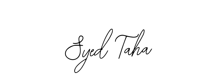 Create a beautiful signature design for name Syed Taha. With this signature (Bearetta-2O07w) fonts, you can make a handwritten signature for free. Syed Taha signature style 12 images and pictures png