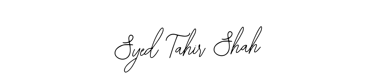 Make a beautiful signature design for name Syed Tahir Shah. Use this online signature maker to create a handwritten signature for free. Syed Tahir Shah signature style 12 images and pictures png