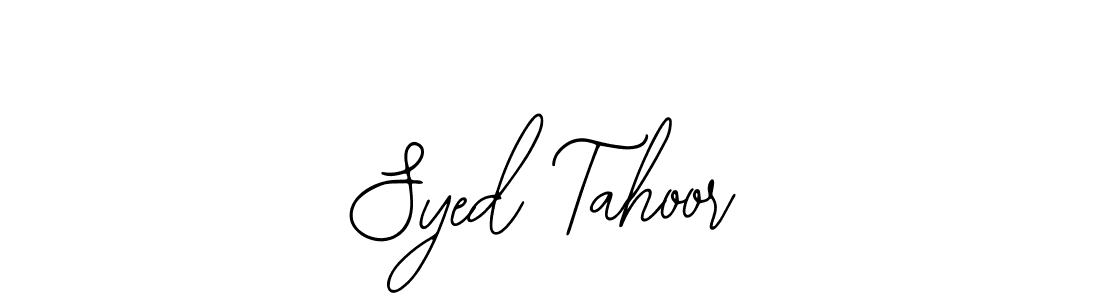 The best way (Bearetta-2O07w) to make a short signature is to pick only two or three words in your name. The name Syed Tahoor include a total of six letters. For converting this name. Syed Tahoor signature style 12 images and pictures png