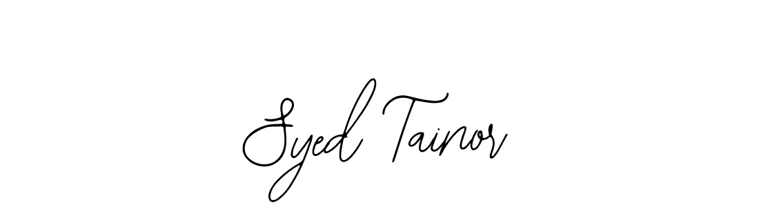 Bearetta-2O07w is a professional signature style that is perfect for those who want to add a touch of class to their signature. It is also a great choice for those who want to make their signature more unique. Get Syed Tainor name to fancy signature for free. Syed Tainor signature style 12 images and pictures png