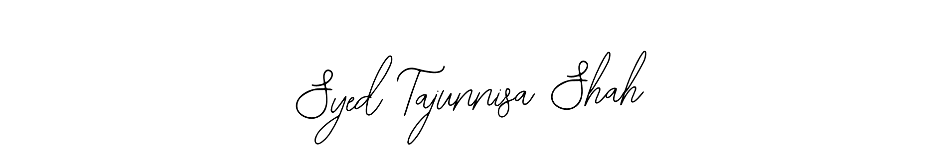 Also we have Syed Tajunnisa Shah name is the best signature style. Create professional handwritten signature collection using Bearetta-2O07w autograph style. Syed Tajunnisa Shah signature style 12 images and pictures png