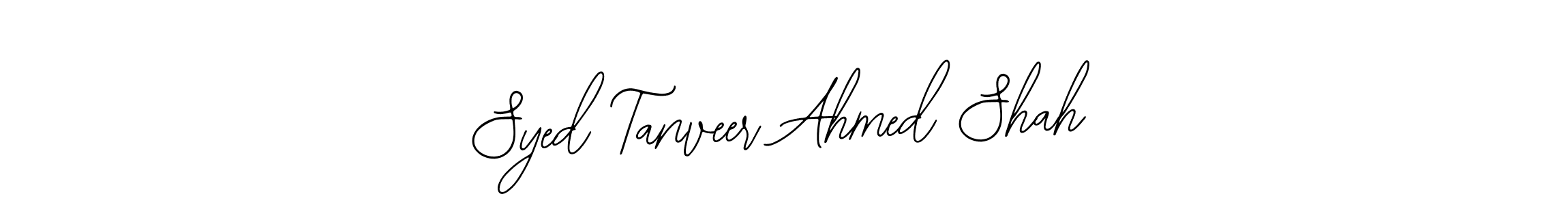 Bearetta-2O07w is a professional signature style that is perfect for those who want to add a touch of class to their signature. It is also a great choice for those who want to make their signature more unique. Get Syed Tanveer Ahmed Shah name to fancy signature for free. Syed Tanveer Ahmed Shah signature style 12 images and pictures png