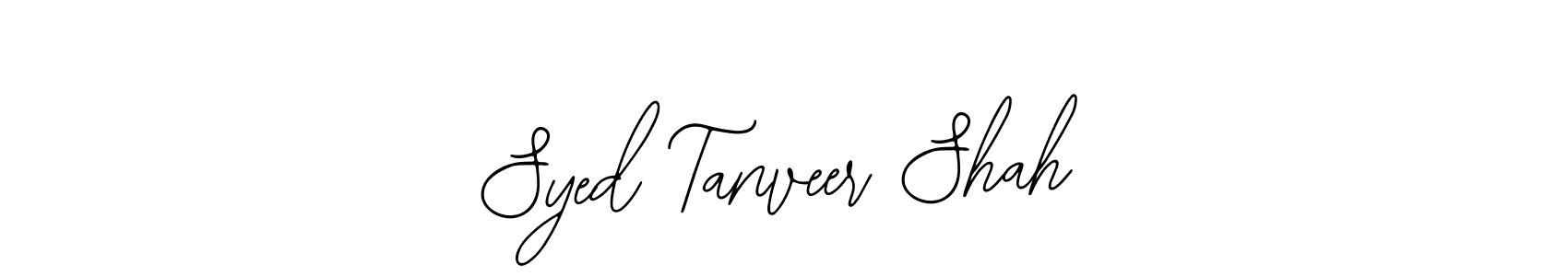 Similarly Bearetta-2O07w is the best handwritten signature design. Signature creator online .You can use it as an online autograph creator for name Syed Tanveer Shah. Syed Tanveer Shah signature style 12 images and pictures png