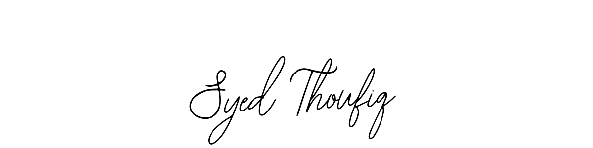 Also we have Syed Thoufiq name is the best signature style. Create professional handwritten signature collection using Bearetta-2O07w autograph style. Syed Thoufiq signature style 12 images and pictures png