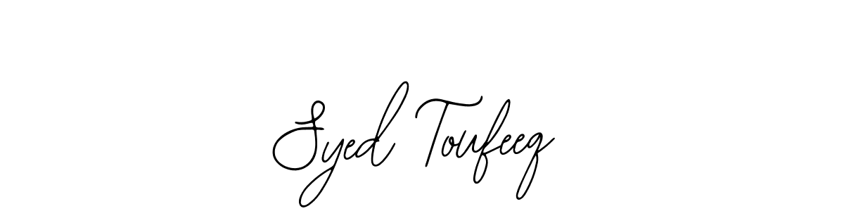 Make a beautiful signature design for name Syed Toufeeq. Use this online signature maker to create a handwritten signature for free. Syed Toufeeq signature style 12 images and pictures png