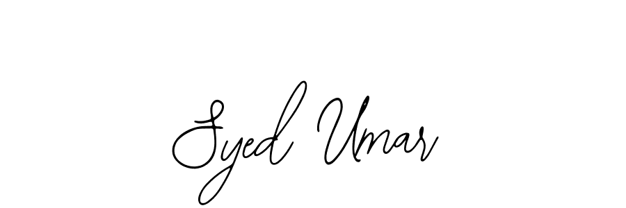 Design your own signature with our free online signature maker. With this signature software, you can create a handwritten (Bearetta-2O07w) signature for name Syed Umar. Syed Umar signature style 12 images and pictures png