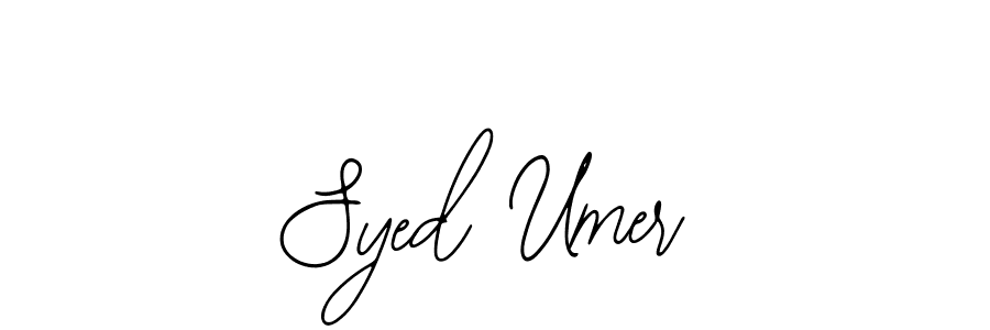 Also You can easily find your signature by using the search form. We will create Syed Umer name handwritten signature images for you free of cost using Bearetta-2O07w sign style. Syed Umer signature style 12 images and pictures png