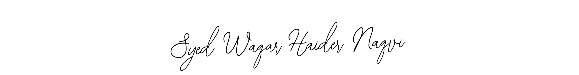 Bearetta-2O07w is a professional signature style that is perfect for those who want to add a touch of class to their signature. It is also a great choice for those who want to make their signature more unique. Get Syed Waqar Haider Naqvi name to fancy signature for free. Syed Waqar Haider Naqvi signature style 12 images and pictures png