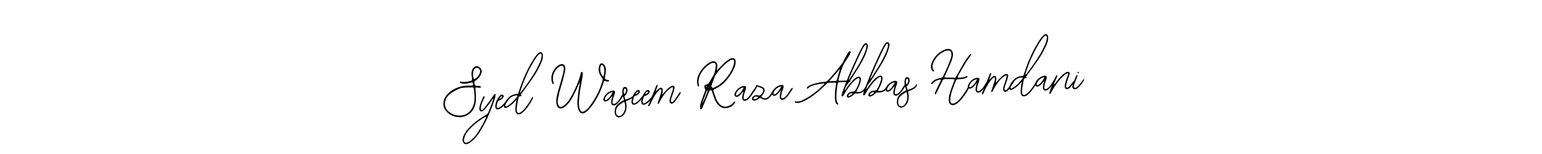 How to Draw Syed Waseem Raza Abbas Hamdani signature style? Bearetta-2O07w is a latest design signature styles for name Syed Waseem Raza Abbas Hamdani. Syed Waseem Raza Abbas Hamdani signature style 12 images and pictures png