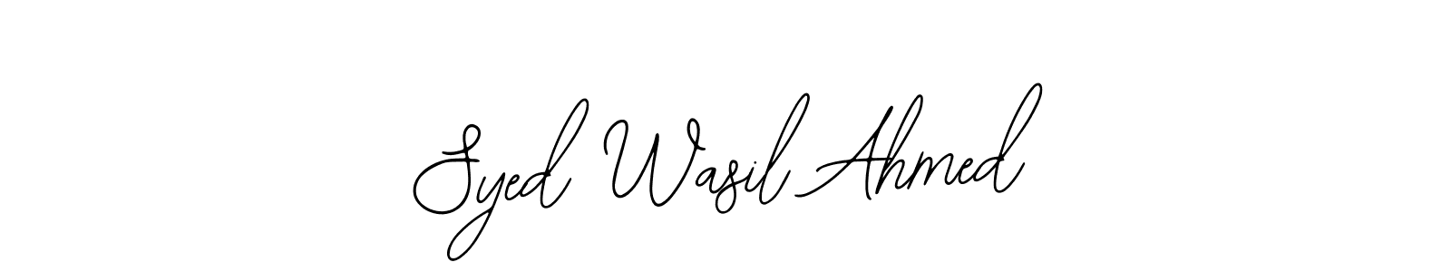 Make a short Syed Wasil Ahmed signature style. Manage your documents anywhere anytime using Bearetta-2O07w. Create and add eSignatures, submit forms, share and send files easily. Syed Wasil Ahmed signature style 12 images and pictures png
