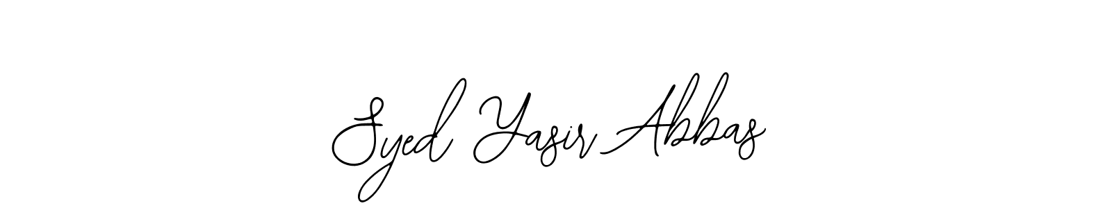 Make a beautiful signature design for name Syed Yasir Abbas. Use this online signature maker to create a handwritten signature for free. Syed Yasir Abbas signature style 12 images and pictures png