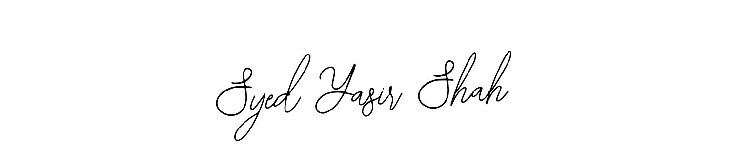 This is the best signature style for the Syed Yasir Shah name. Also you like these signature font (Bearetta-2O07w). Mix name signature. Syed Yasir Shah signature style 12 images and pictures png