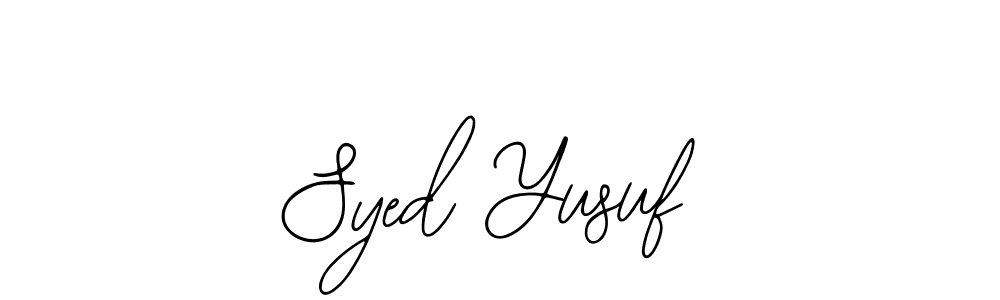 Syed Yusuf stylish signature style. Best Handwritten Sign (Bearetta-2O07w) for my name. Handwritten Signature Collection Ideas for my name Syed Yusuf. Syed Yusuf signature style 12 images and pictures png