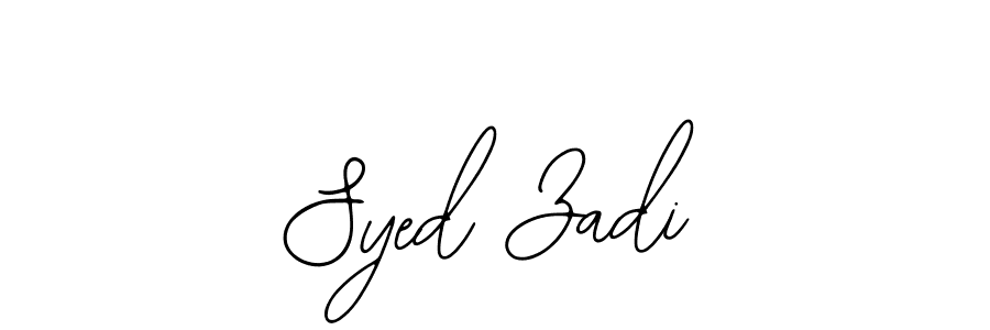 Similarly Bearetta-2O07w is the best handwritten signature design. Signature creator online .You can use it as an online autograph creator for name Syed Zadi. Syed Zadi signature style 12 images and pictures png