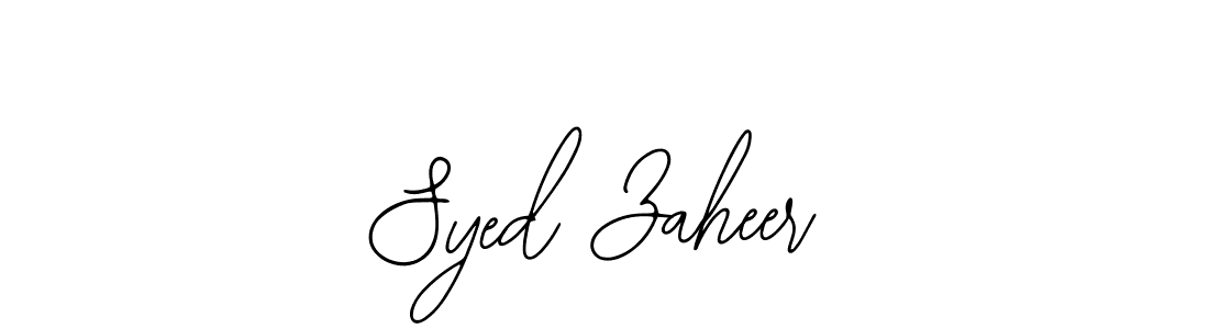 Also we have Syed Zaheer name is the best signature style. Create professional handwritten signature collection using Bearetta-2O07w autograph style. Syed Zaheer signature style 12 images and pictures png