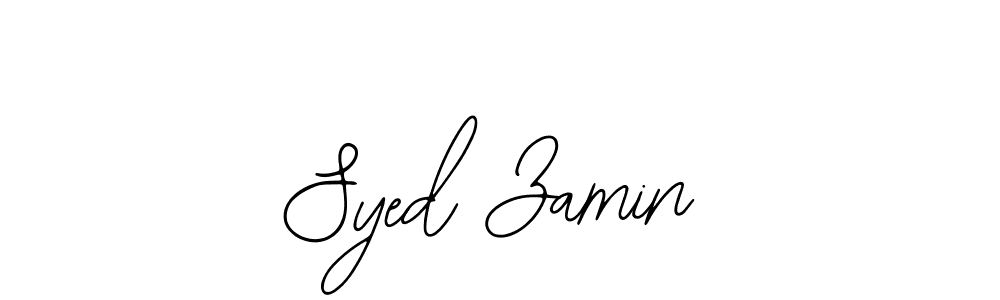 Similarly Bearetta-2O07w is the best handwritten signature design. Signature creator online .You can use it as an online autograph creator for name Syed Zamin. Syed Zamin signature style 12 images and pictures png