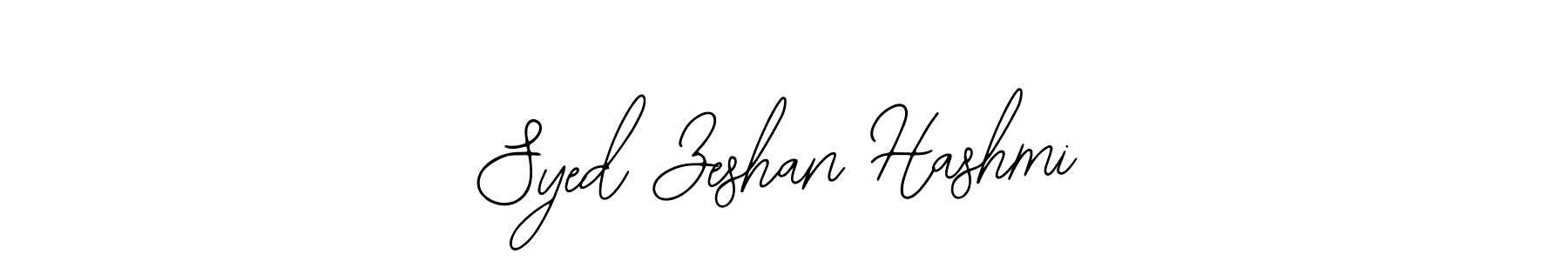 Create a beautiful signature design for name Syed Zeshan Hashmi. With this signature (Bearetta-2O07w) fonts, you can make a handwritten signature for free. Syed Zeshan Hashmi signature style 12 images and pictures png