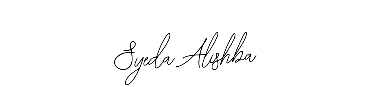 Make a beautiful signature design for name Syeda Alishba. With this signature (Bearetta-2O07w) style, you can create a handwritten signature for free. Syeda Alishba signature style 12 images and pictures png