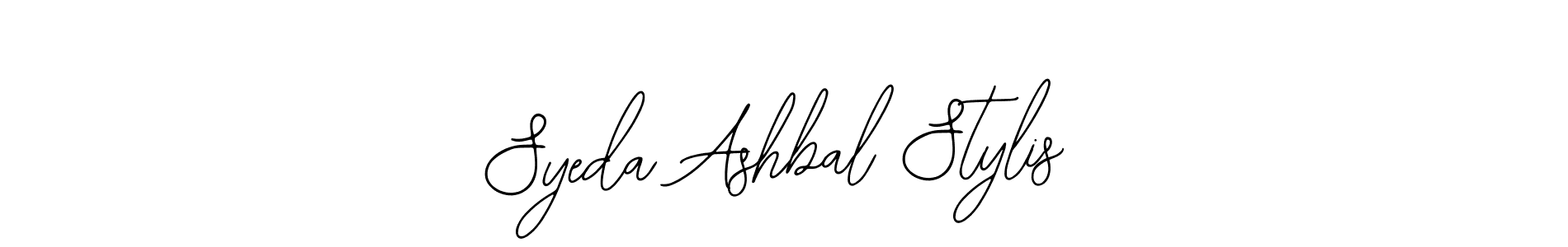 Also we have Syeda Ashbal Stylis name is the best signature style. Create professional handwritten signature collection using Bearetta-2O07w autograph style. Syeda Ashbal Stylis signature style 12 images and pictures png