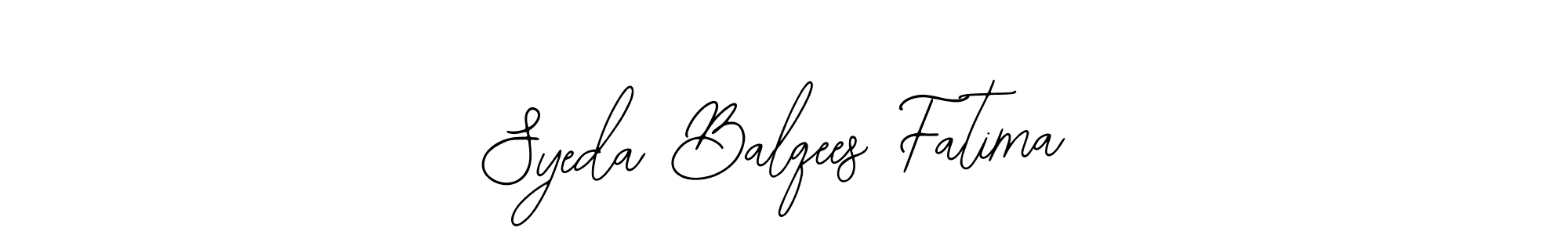 Once you've used our free online signature maker to create your best signature Bearetta-2O07w style, it's time to enjoy all of the benefits that Syeda Balqees Fatima name signing documents. Syeda Balqees Fatima signature style 12 images and pictures png