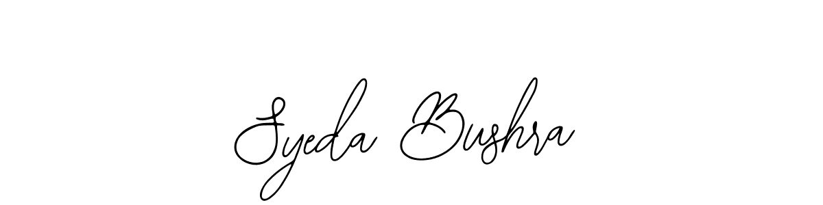 Make a beautiful signature design for name Syeda Bushra. With this signature (Bearetta-2O07w) style, you can create a handwritten signature for free. Syeda Bushra signature style 12 images and pictures png