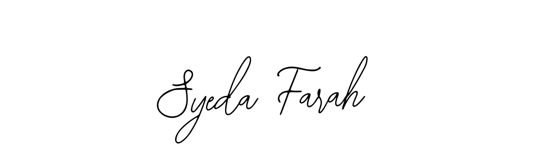 Similarly Bearetta-2O07w is the best handwritten signature design. Signature creator online .You can use it as an online autograph creator for name Syeda Farah. Syeda Farah signature style 12 images and pictures png