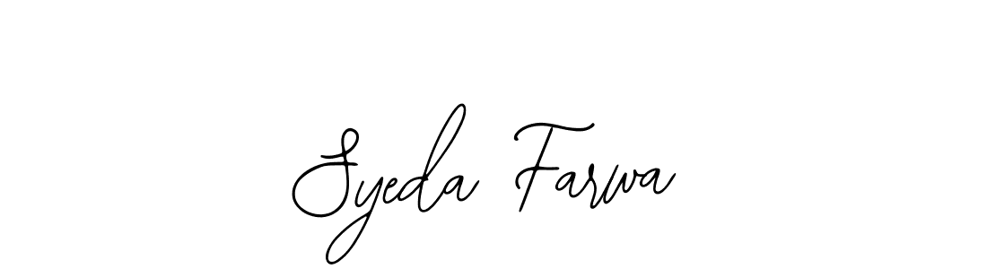 Make a beautiful signature design for name Syeda Farwa. With this signature (Bearetta-2O07w) style, you can create a handwritten signature for free. Syeda Farwa signature style 12 images and pictures png