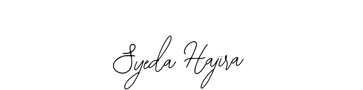 Make a short Syeda Hajira signature style. Manage your documents anywhere anytime using Bearetta-2O07w. Create and add eSignatures, submit forms, share and send files easily. Syeda Hajira signature style 12 images and pictures png
