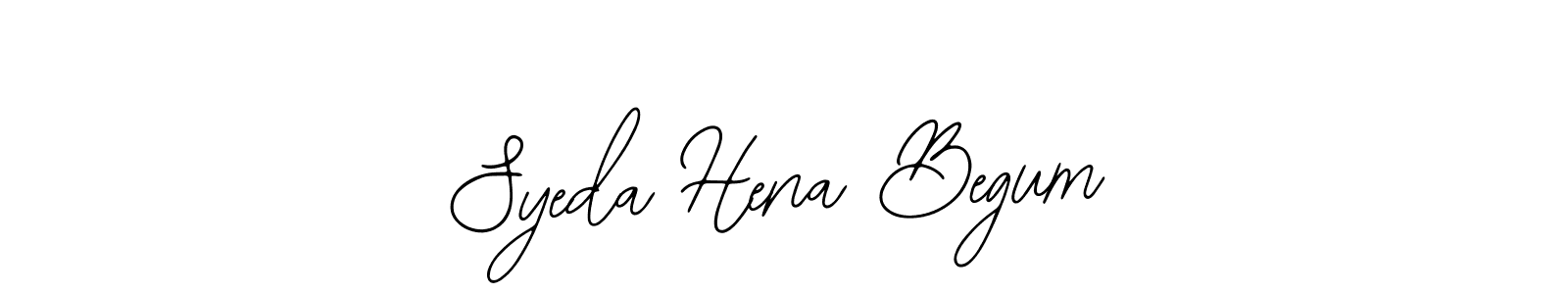 It looks lik you need a new signature style for name Syeda Hena Begum. Design unique handwritten (Bearetta-2O07w) signature with our free signature maker in just a few clicks. Syeda Hena Begum signature style 12 images and pictures png