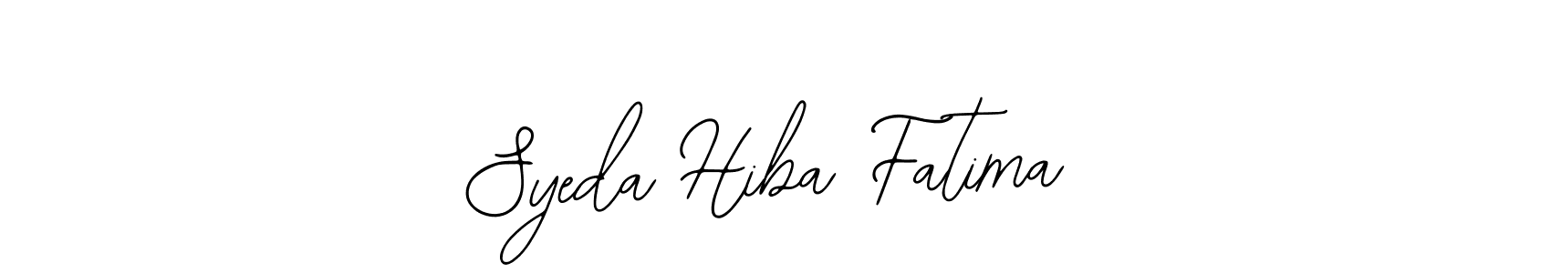 Also You can easily find your signature by using the search form. We will create Syeda Hiba Fatima name handwritten signature images for you free of cost using Bearetta-2O07w sign style. Syeda Hiba Fatima signature style 12 images and pictures png