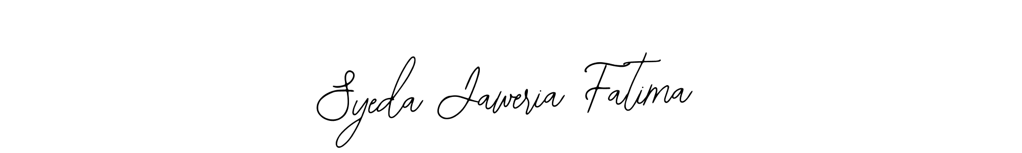 if you are searching for the best signature style for your name Syeda Jaweria Fatima. so please give up your signature search. here we have designed multiple signature styles  using Bearetta-2O07w. Syeda Jaweria Fatima signature style 12 images and pictures png