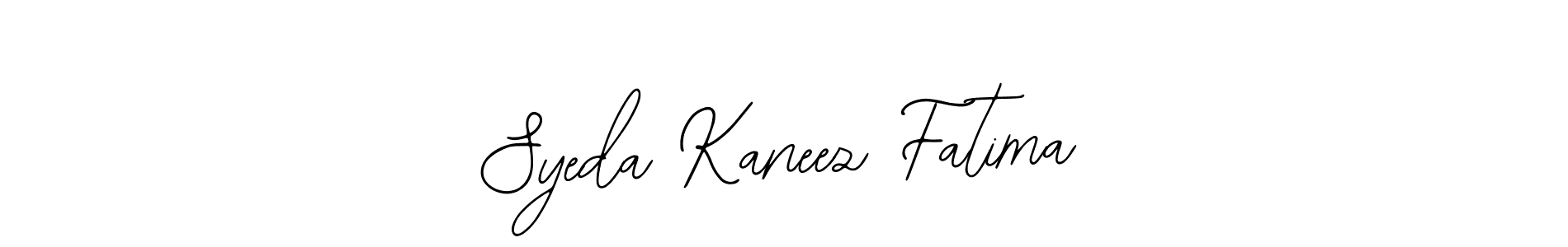 Make a beautiful signature design for name Syeda Kaneez Fatima. Use this online signature maker to create a handwritten signature for free. Syeda Kaneez Fatima signature style 12 images and pictures png