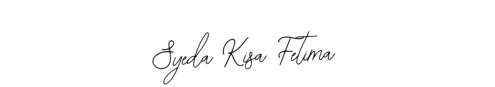 Use a signature maker to create a handwritten signature online. With this signature software, you can design (Bearetta-2O07w) your own signature for name Syeda Kisa Fetima. Syeda Kisa Fetima signature style 12 images and pictures png