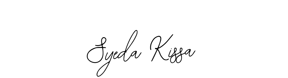 Use a signature maker to create a handwritten signature online. With this signature software, you can design (Bearetta-2O07w) your own signature for name Syeda Kissa. Syeda Kissa signature style 12 images and pictures png