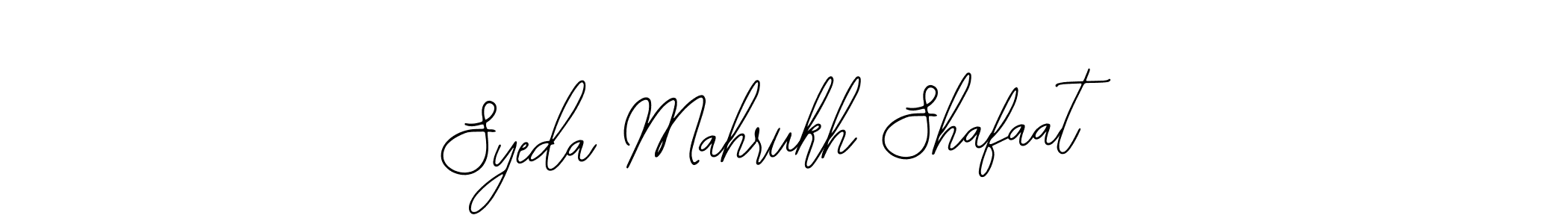 Similarly Bearetta-2O07w is the best handwritten signature design. Signature creator online .You can use it as an online autograph creator for name Syeda Mahrukh Shafaat. Syeda Mahrukh Shafaat signature style 12 images and pictures png