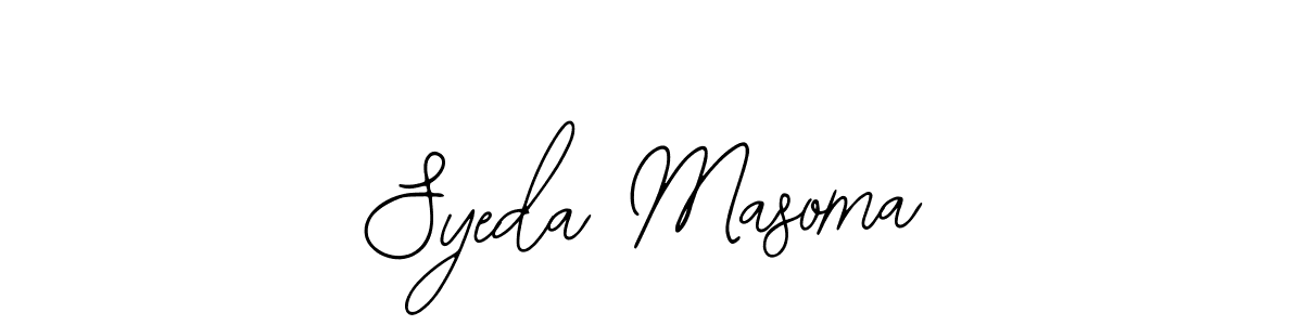 It looks lik you need a new signature style for name Syeda Masoma. Design unique handwritten (Bearetta-2O07w) signature with our free signature maker in just a few clicks. Syeda Masoma signature style 12 images and pictures png