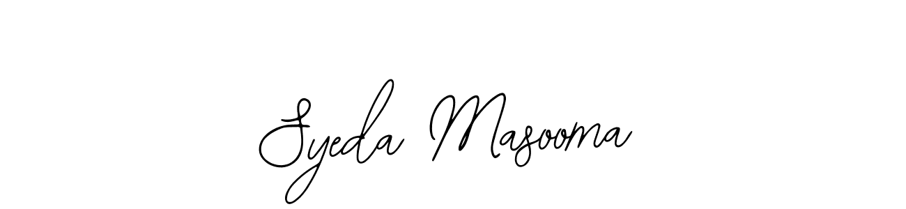 if you are searching for the best signature style for your name Syeda Masooma. so please give up your signature search. here we have designed multiple signature styles  using Bearetta-2O07w. Syeda Masooma signature style 12 images and pictures png