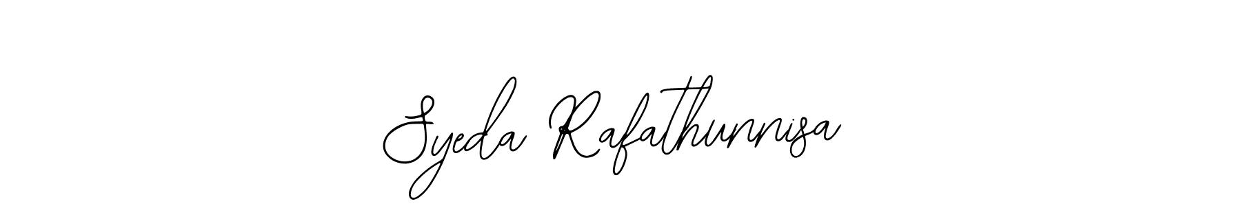 How to make Syeda Rafathunnisa signature? Bearetta-2O07w is a professional autograph style. Create handwritten signature for Syeda Rafathunnisa name. Syeda Rafathunnisa signature style 12 images and pictures png