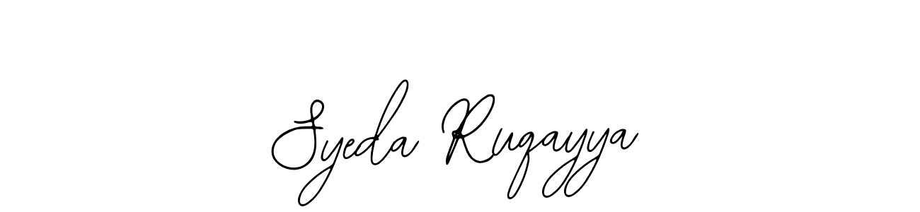 Make a beautiful signature design for name Syeda Ruqayya. Use this online signature maker to create a handwritten signature for free. Syeda Ruqayya signature style 12 images and pictures png