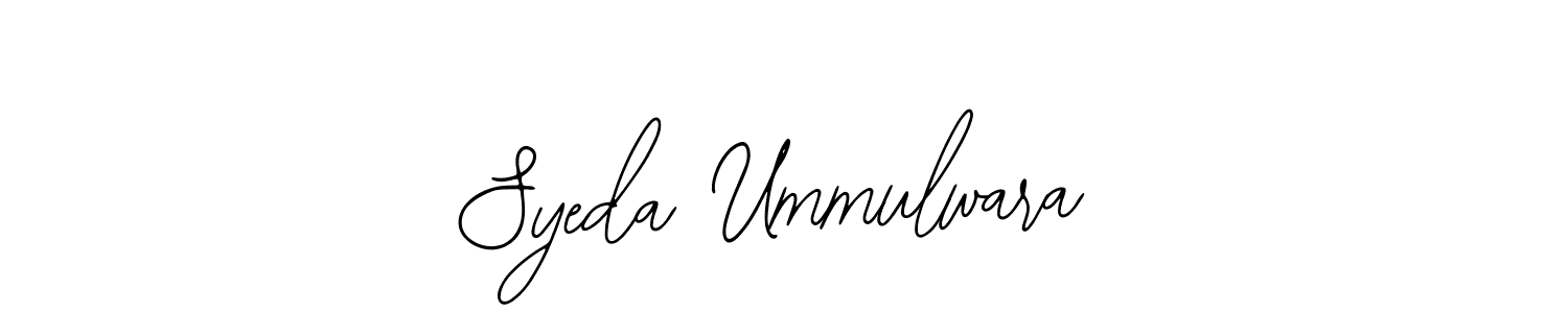 Syeda Ummulwara stylish signature style. Best Handwritten Sign (Bearetta-2O07w) for my name. Handwritten Signature Collection Ideas for my name Syeda Ummulwara. Syeda Ummulwara signature style 12 images and pictures png