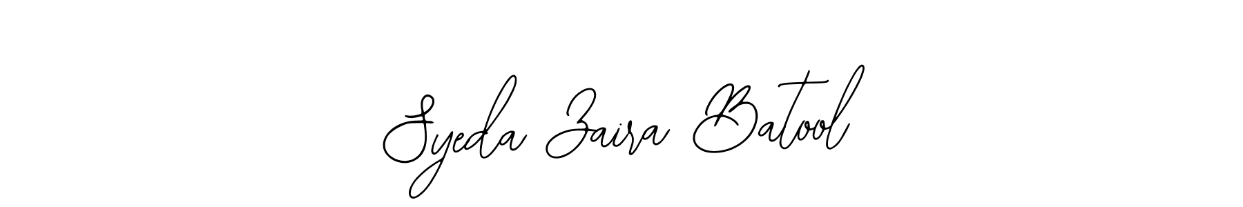 Similarly Bearetta-2O07w is the best handwritten signature design. Signature creator online .You can use it as an online autograph creator for name Syeda Zaira Batool. Syeda Zaira Batool signature style 12 images and pictures png