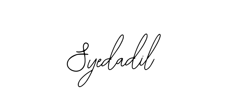 How to make Syedadil name signature. Use Bearetta-2O07w style for creating short signs online. This is the latest handwritten sign. Syedadil signature style 12 images and pictures png