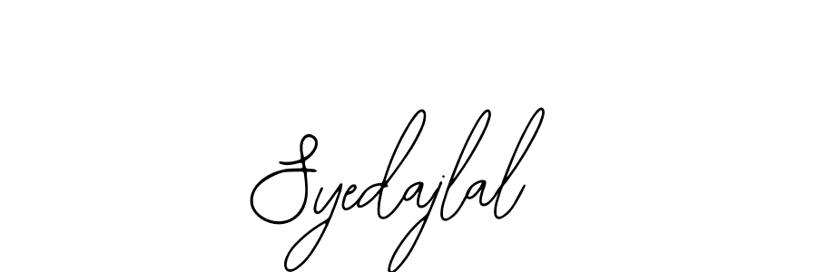 Syedajlal stylish signature style. Best Handwritten Sign (Bearetta-2O07w) for my name. Handwritten Signature Collection Ideas for my name Syedajlal. Syedajlal signature style 12 images and pictures png