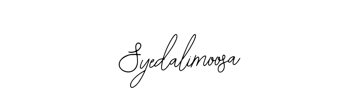 The best way (Bearetta-2O07w) to make a short signature is to pick only two or three words in your name. The name Syedalimoosa include a total of six letters. For converting this name. Syedalimoosa signature style 12 images and pictures png