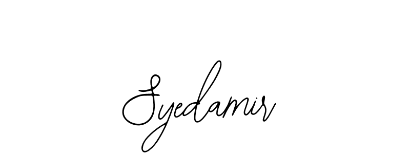 Also You can easily find your signature by using the search form. We will create Syedamir name handwritten signature images for you free of cost using Bearetta-2O07w sign style. Syedamir signature style 12 images and pictures png